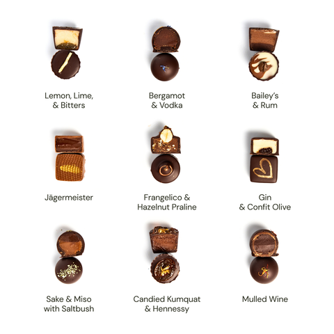 Father’s Day Chocolate Gift Box - 18 Piece Booze & Bestsellers Mix
