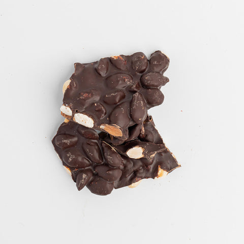 Caramelised Almond Dark Chocolate Slab