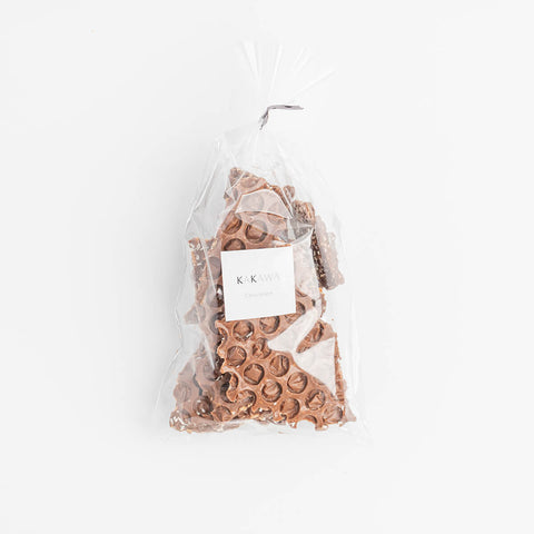 crunch coconut milk chocolate slab