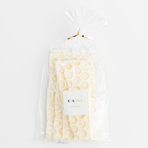 house white chocolate slab