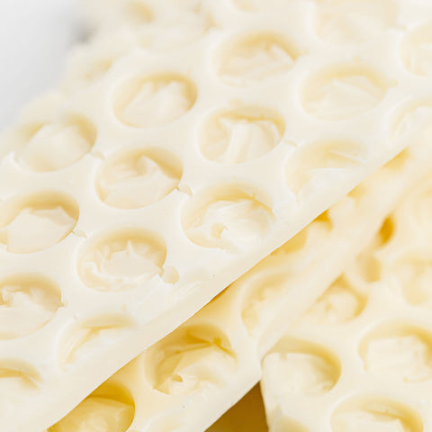 house white chocolate slab