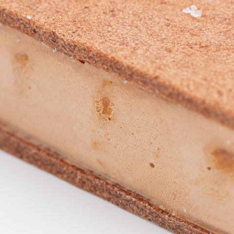 milk chocolate with sea salted caramel Ice Cream Sandwich