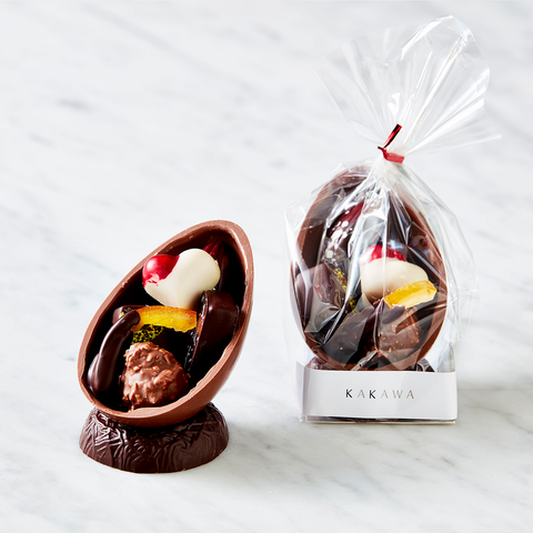 praline filled small egg