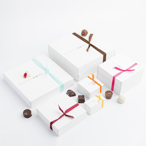 Luxurious chocolate corporate gifts from Kakawa Chocolates.