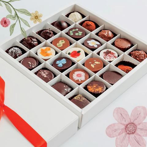mother's day flower chocolates gift box