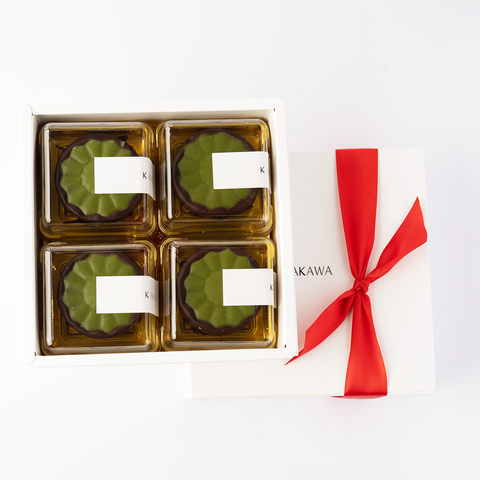 Matcha & Lychee Jelly Chocolate Mooncake