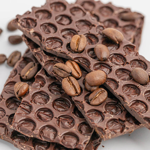 Coffee Bean Dark Chocolate Slab