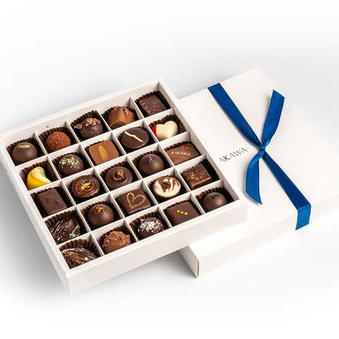 Father’s Day Deluxe Booze Chocolate Box - 25 Piece Liquor Chocolate Collection