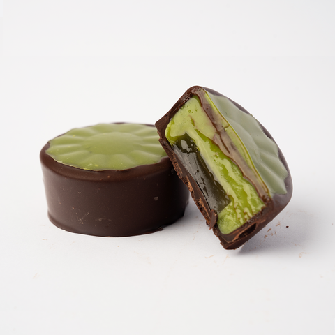 Matcha & Lychee Jelly Chocolate Mooncake