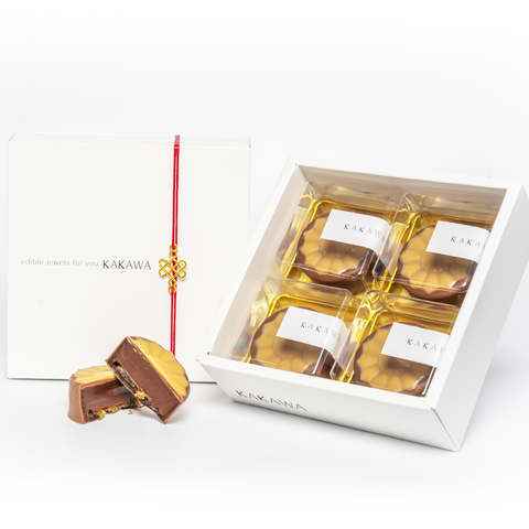 Pineapple Confit & Milk Chocolate Mooncake
